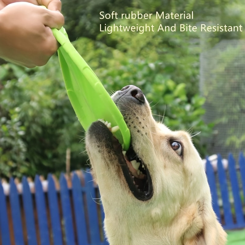 Disco de silicone para treinamento interativo do cão e estimulante maxilar canino