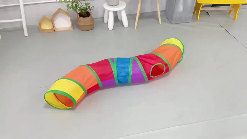 túnel de Brinquedo para gatos com bola de sino ,estimulantes para a diversão