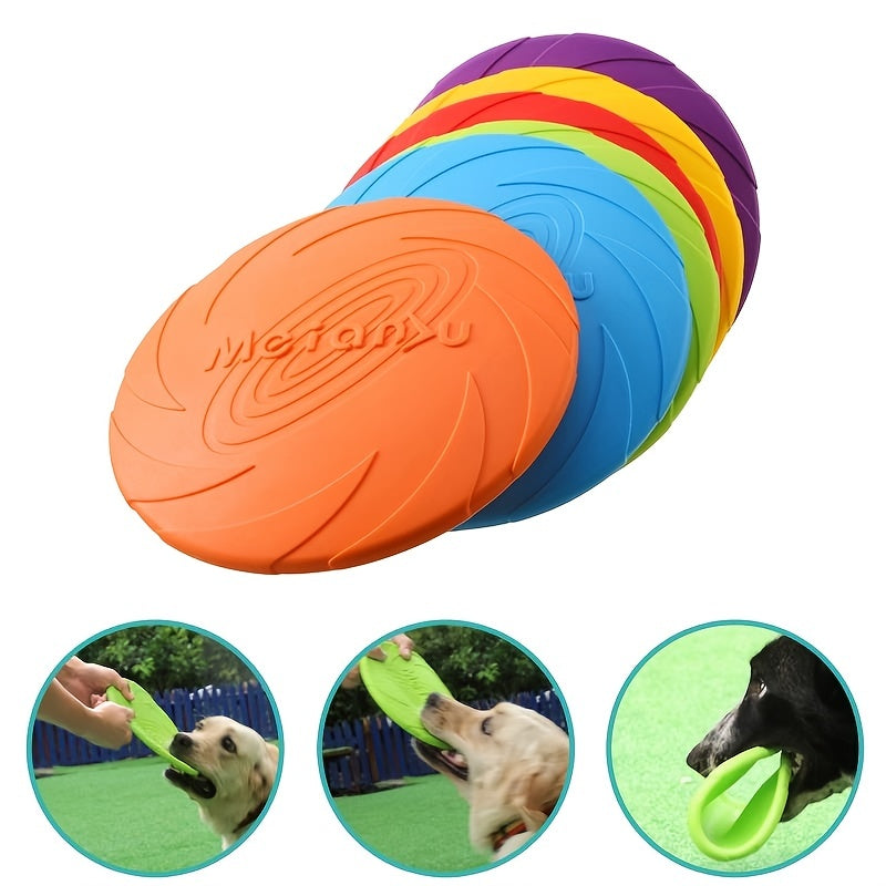 Disco de silicone para treinamento interativo do cão e estimulante maxilar canino