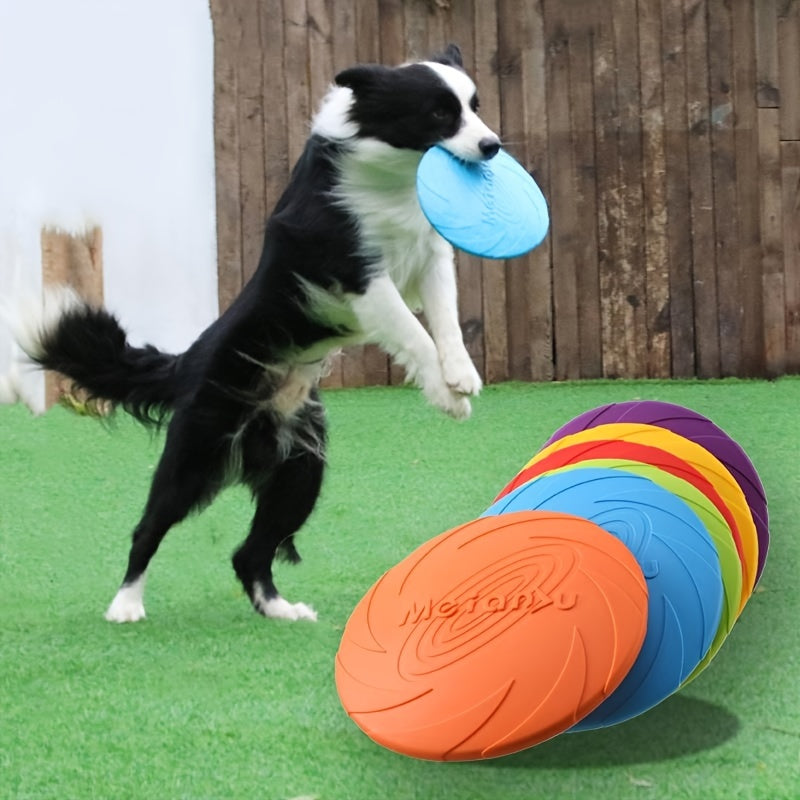 Disco de silicone para treinamento interativo do cão e estimulante maxilar canino