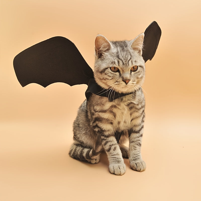 Fantasia de asas de morcego para animais de estimação de Halloween para cães e gatos