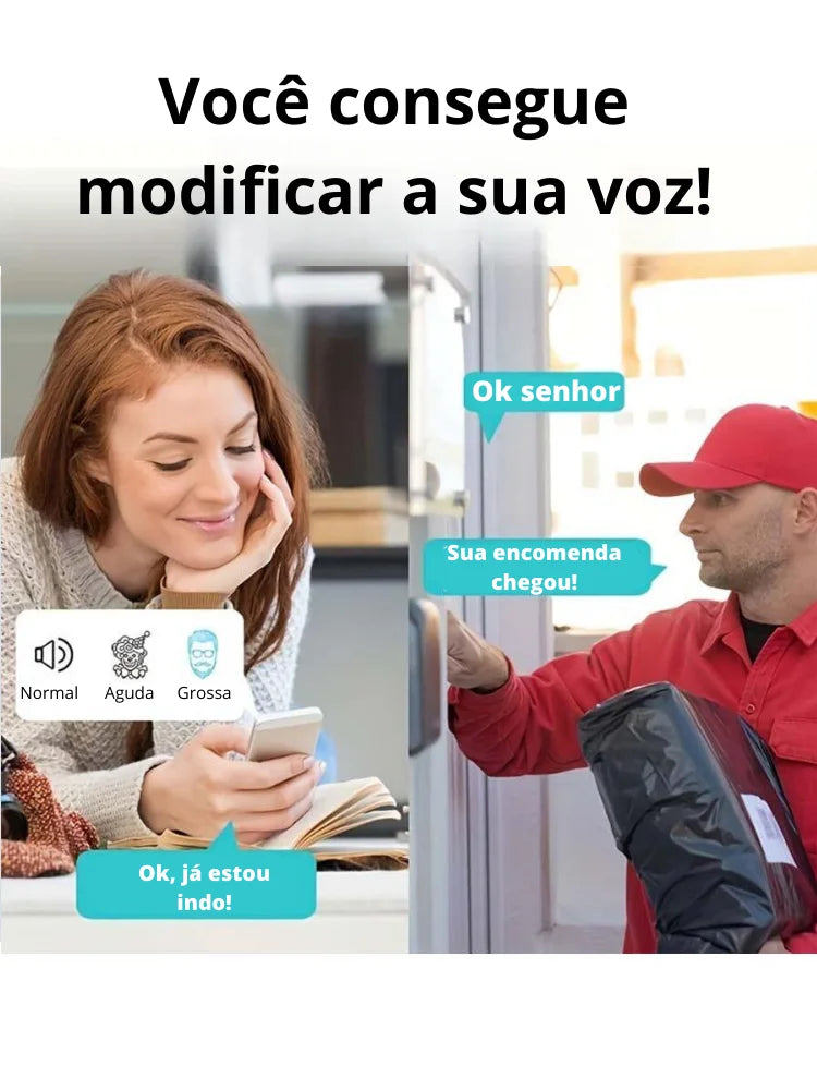 Campainha Inteligente com Câmera e App Sem Fio Wi-Fi HD Smart Home  Recarregável