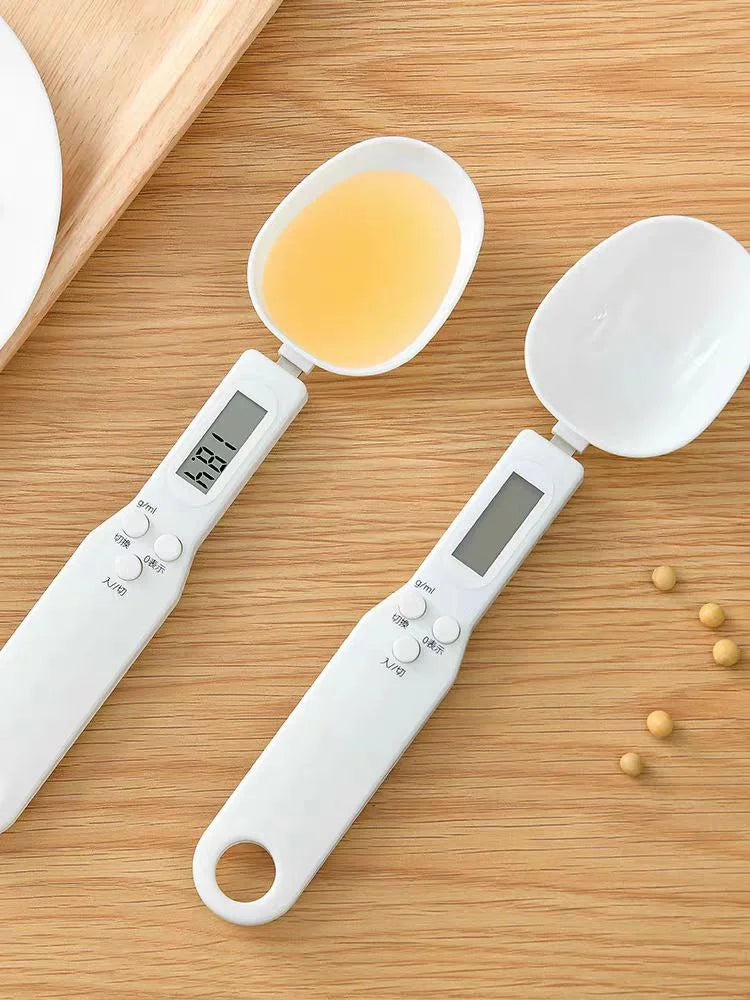 Colher Digital com Balança Pesagem para Alimentos, Remédios para Idosos e Bebes