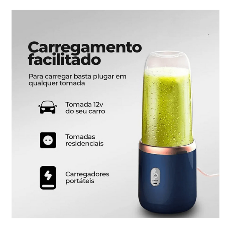 Mini Liquidificador Elétrico 6 Lâminas