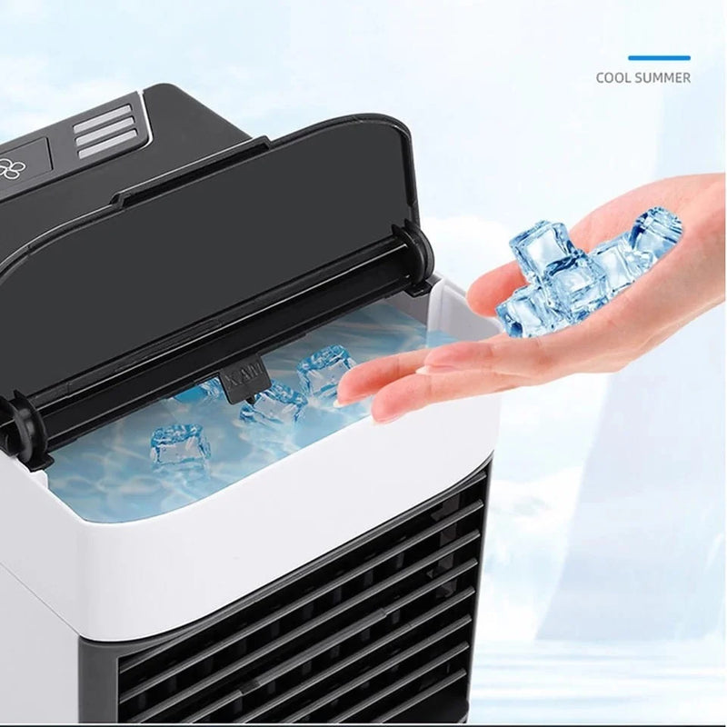 Mini Ar Condicionado Portátil Cooler Umidificador Climatizador