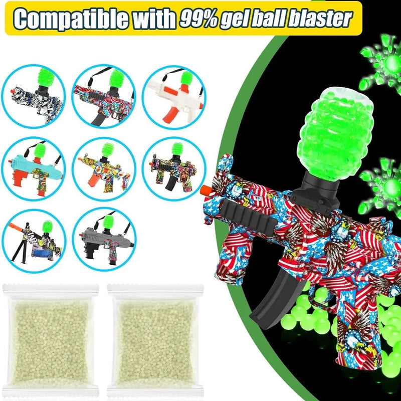 Munição de Esferas Luminosas para Gel Blaster