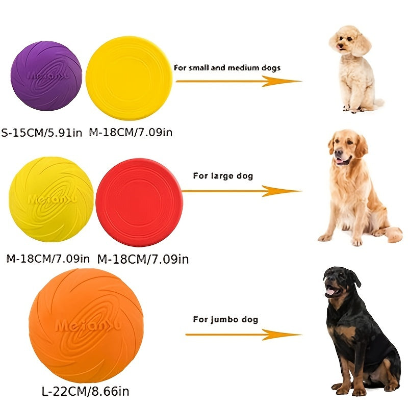 Disco de silicone para treinamento interativo do cão e estimulante maxilar canino