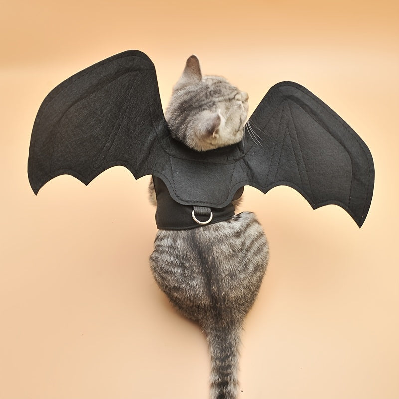 Fantasia de asas de morcego para animais de estimação de Halloween para cães e gatos